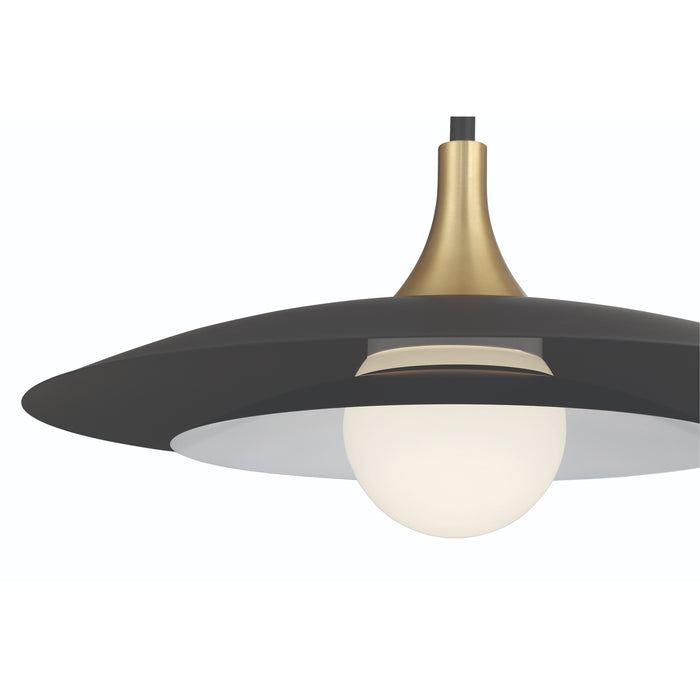 Eurofase 46785-046 Welsh 30" Matte Black LED Pendant Light