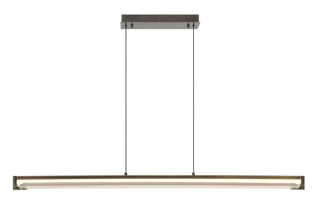 Eurofase 50059-027 Neoness 50" Weathered Brass LED Chandelier
