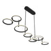 Eurofase 39421-012 Giro 59" Matte Black LED Chandelier