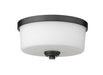 Flush Mount Z-Lite 220F2-MB Matte Black Arlington 2 Light Flush Mount Z-Lite