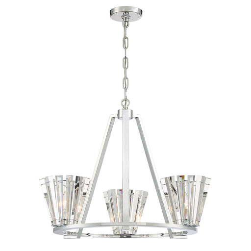 Eurofase 38865-015 Ricca 29" Chrome Chandelier