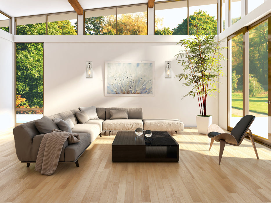 Wall Sconce Z-Lite 2300-1SS-BN Brushed Nickel Wentworth 1 Light Wall Sconce Z-Lite