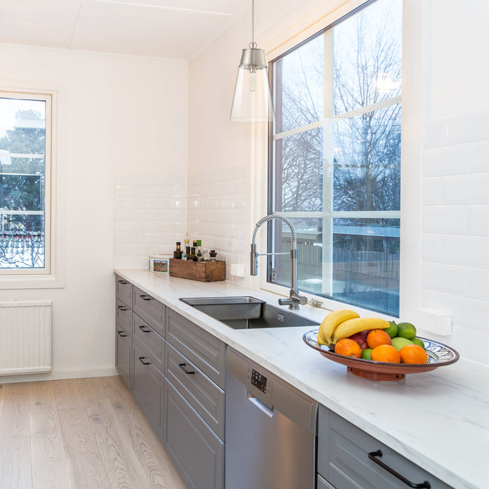 Pendant Z-Lite 2300P12-BN Brushed Nickel Wentworth 1 Light Pendant Z-Lite