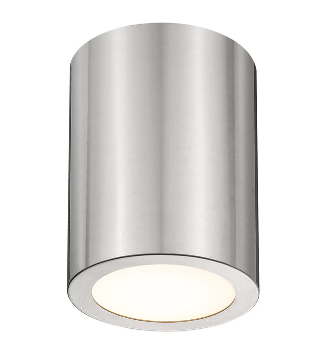 Flush Mount Z-Lite 2302F1-BN Brushed Nickel Harley 1 Light Flush Mount Z-Lite