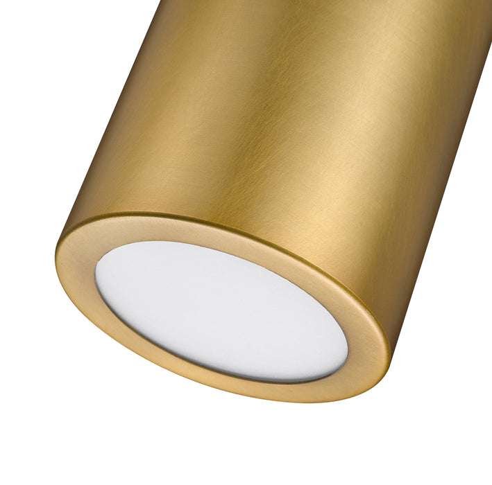 Flush Mount Z-Lite 2302F1-RB Rubbed Brass Harley 1 Light Flush Mount Z-Lite