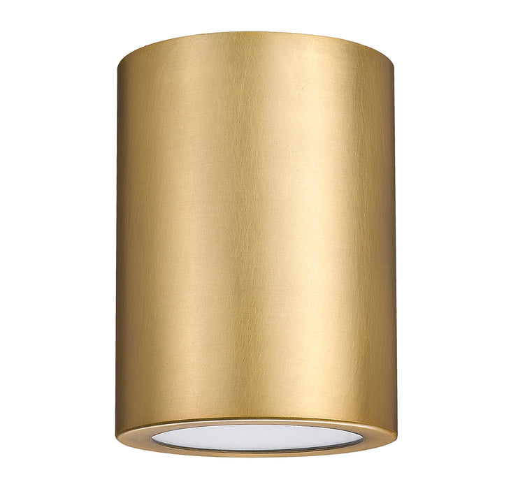 Flush Mount Z-Lite 2302F1-RB Rubbed Brass Harley 1 Light Flush Mount Z-Lite