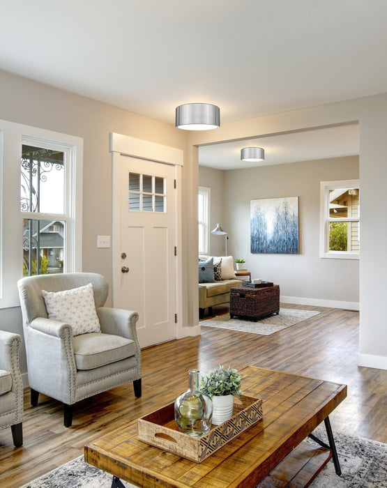 Flush Mount Z-Lite 2302F2-BN Brushed Nickel Harley 2 Light Flush Mount Z-Lite