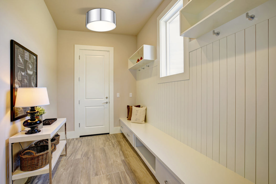 Flush Mount Z-Lite 2302F2-CH Chrome Harley 2 Light Flush Mount Z-Lite