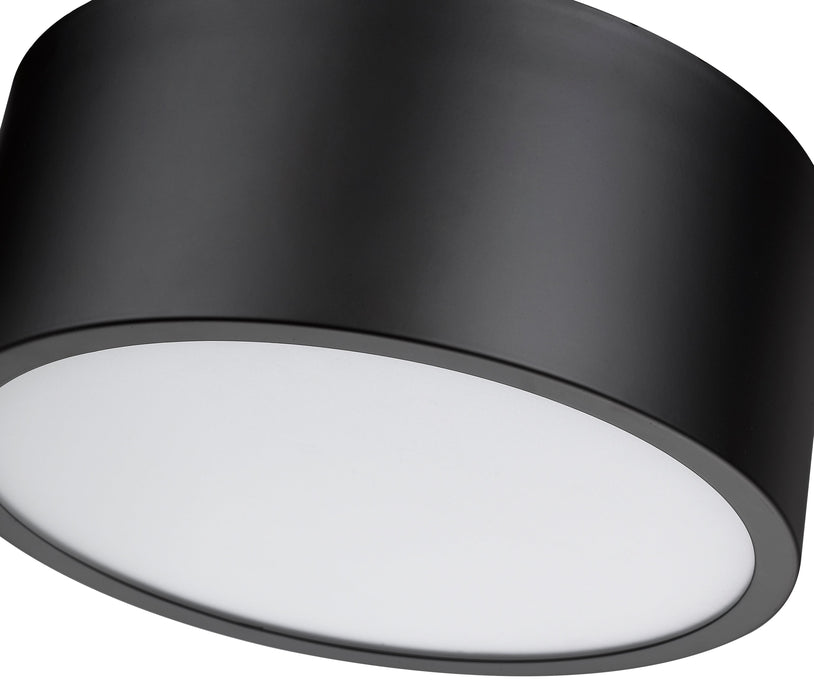 Flush Mount Z-Lite 2302F2-MB Matte Black Harley 2 Light Flush Mount Z-Lite