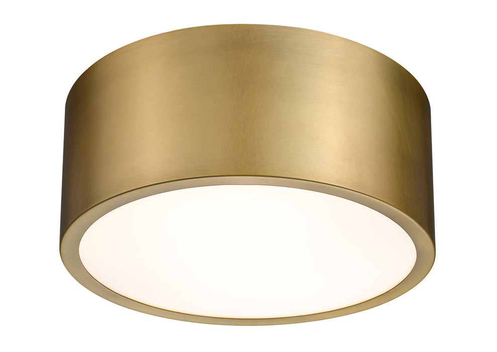 Flush Mount Z-Lite 2302F2-RB Rubbed Brass Harley 2 Light Flush Mount Z-Lite