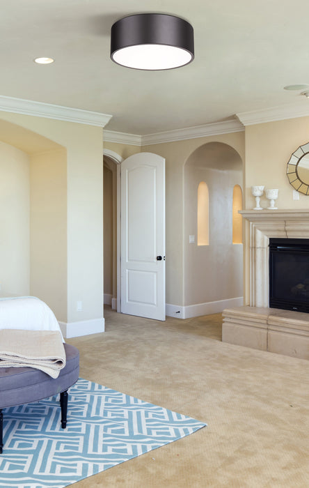 Flush Mount Z-Lite 2302F3-BRZ Bronze Harley 3 Light Flush Mount Z-Lite