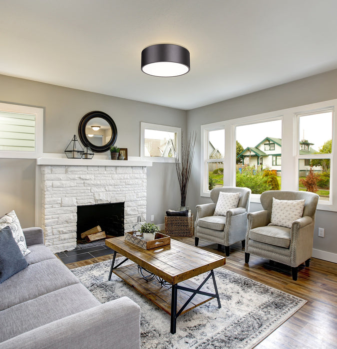 Flush Mount Z-Lite 2302F3-BRZ Bronze Harley 3 Light Flush Mount Z-Lite