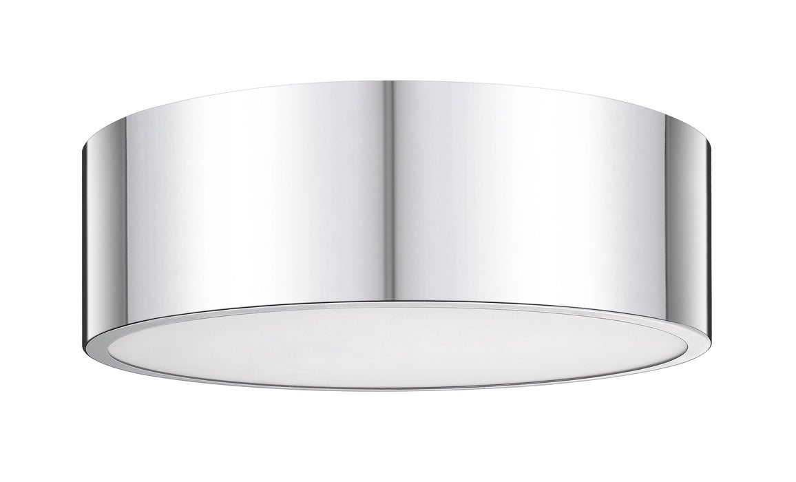 Flush Mount Z-Lite 2302F3-CH Chrome Harley 3 Light Flush Mount Z-Lite