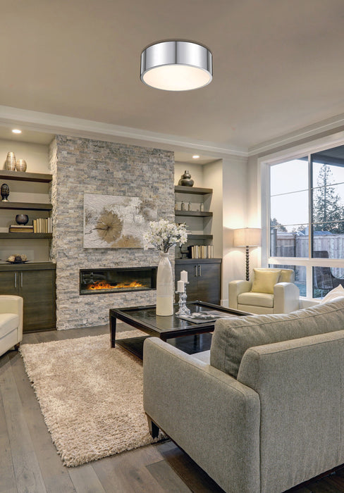 Flush Mount Z-Lite 2302F3-CH Chrome Harley 3 Light Flush Mount Z-Lite