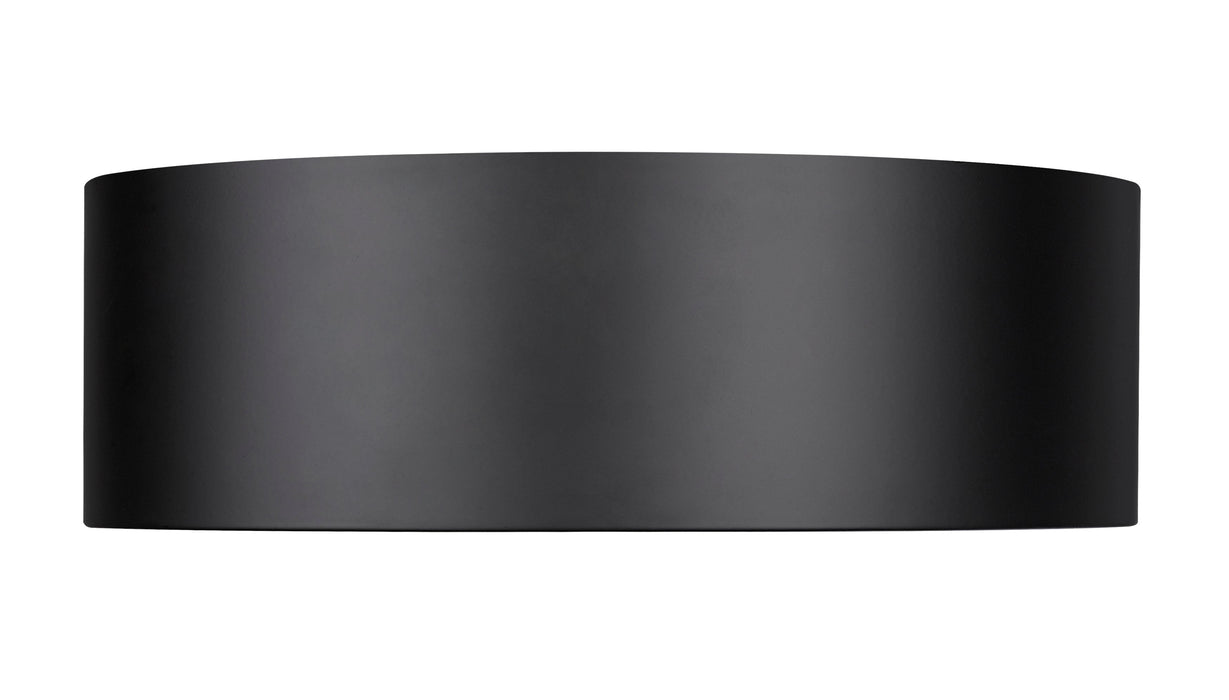 Flush Mount Z-Lite 2302F3-MB Matte Black Harley 3 Light Flush Mount Z-Lite