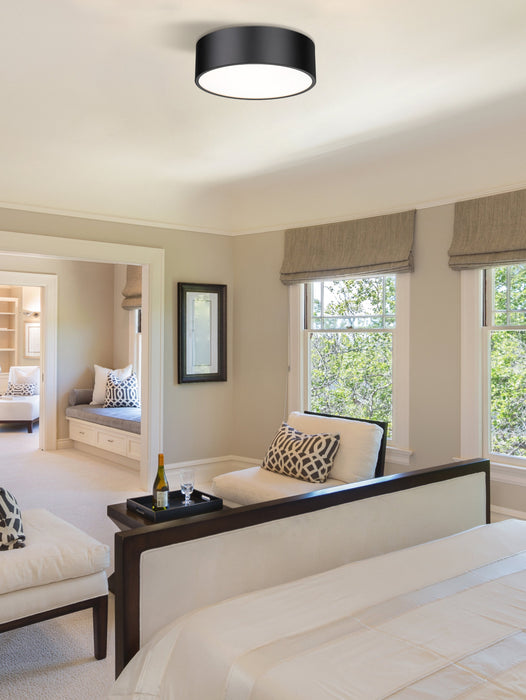 Flush Mount Z-Lite 2302F3-MB Matte Black Harley 3 Light Flush Mount Z-Lite