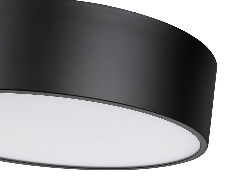 Flush Mount Z-Lite 2302F4-MB Matte Black Harley 4 Light Flush Mount Z-Lite