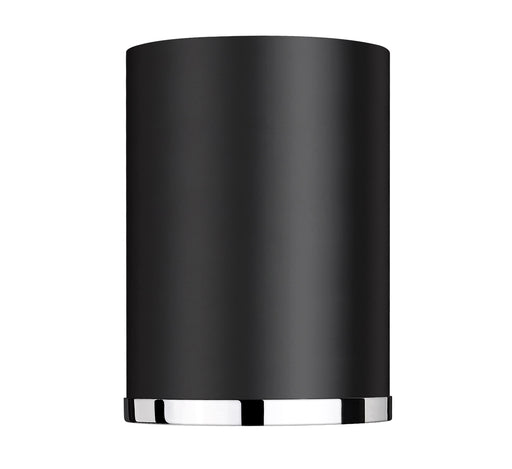 Flush Mount Z-Lite 2303F1-MB-CH Matte Black + Chrome Arlo 1 Light Flush Mount Z-Lite