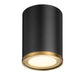 Flush Mount Z-Lite 2303F1-MB-RB Matte Black + Rubbed Brass Arlo 1 Light Flush Mount Z-Lite