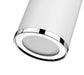 Flush Mount Z-Lite 2303F1-MW-CH Matte White + Chrome Arlo 1 Light Flush Mount Z-Lite
