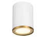 Flush Mount Z-Lite 2303F1-MW-RB Matte White + Rubbed Brass Arlo 1 Light Flush Mount Z-Lite
