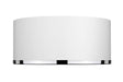 Flush Mount Z-Lite 2303F2-MW-CH Matte White + Chrome Arlo 2 Light Flush Mount Z-Lite