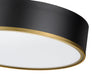 Flush Mount Z-Lite 2303F4-MB-RB Matte Black + Rubbed Brass Arlo 4 Light Flush Mount Z-Lite