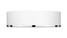 Flush Mount Z-Lite 2303F4-MW-CH Matte White + Chrome Arlo 4 Light Flush Mount Z-Lite