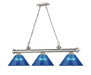 Billiard Z-Lite 2306-3BN-ARDB Brushed Nickel Cordon 3 Light Billiard Z-Lite