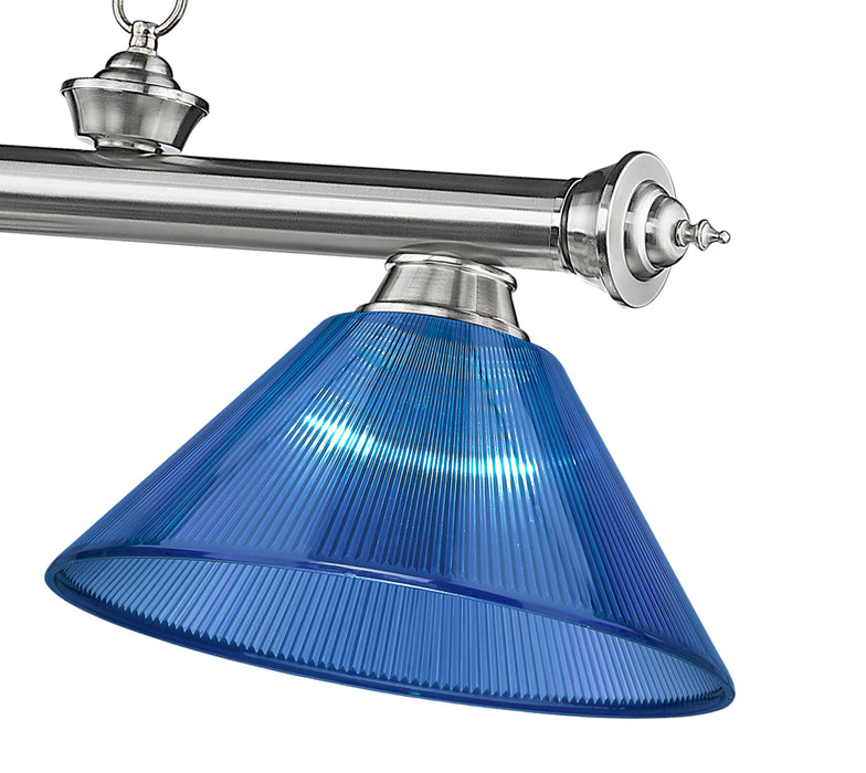 Billiard Z-Lite 2306-3BN-ARDB Brushed Nickel Cordon 3 Light Billiard Z-Lite