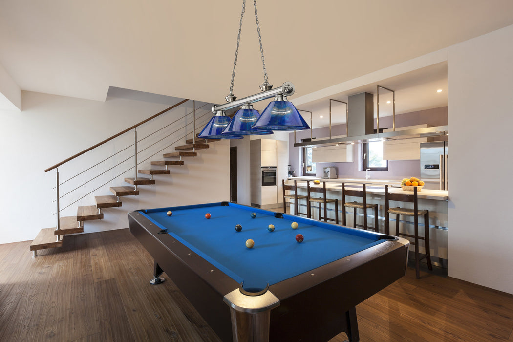 Billiard Z-Lite 2306-3BN-ARDB Brushed Nickel Cordon 3 Light Billiard Z-Lite