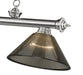 Billiard Z-Lite 2306-3BN-ARS Brushed Nickel Cordon 3 Light Billiard Z-Lite