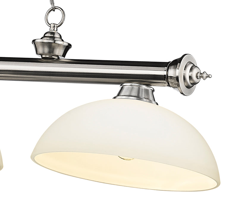 Billiard Z-Lite 2306-3BN-DMO14 Brushed Nickel Cordon 3 Light Billiard Z-Lite