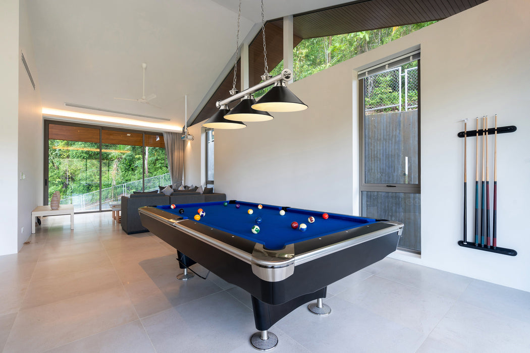 Billiard Z-Lite 2306-3BN-MB15 Brushed Nickel Cordon 3 Light Billiard Z-Lite