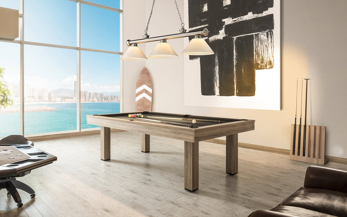 Billiard Z-Lite 2306-3BN-PWH Brushed Nickel Cordon 3 Light Billiard Z-Lite