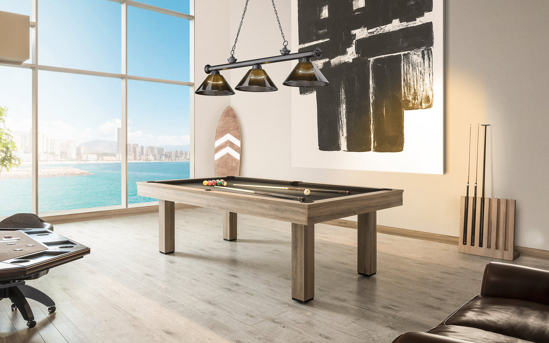 Billiard Z-Lite 2306-3BP-ARS Bronze Plate Cordon 3 Light Billiard Z-Lite