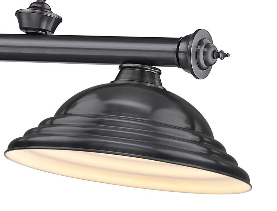 Billiard Z-Lite 2306-3BP-SBP Bronze Plate Cordon 3 Light Billiard Z-Lite