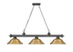 Billiard Z-Lite 2306-3BP-SRB Bronze Plate Cordon 3 Light Billiard Z-Lite