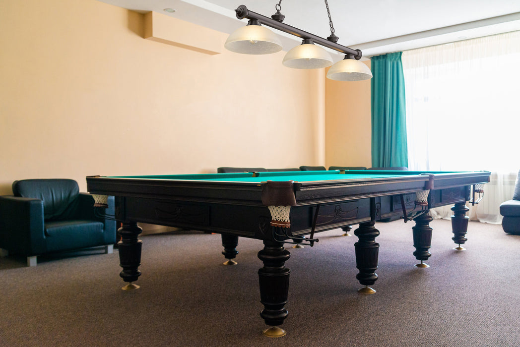 Billiard Z-Lite 2306-3BRZ-DWL14 Bronze Cordon 3 Light Billiard Z-Lite