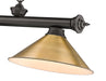 Billiard Z-Lite 2306-3BRZ-RB15 Bronze Cordon 3 Light Billiard Z-Lite
