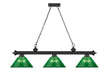 Billiard Z-Lite 2306-3MB-ARG Matte Black Cordon 3 Light Billiard Z-Lite