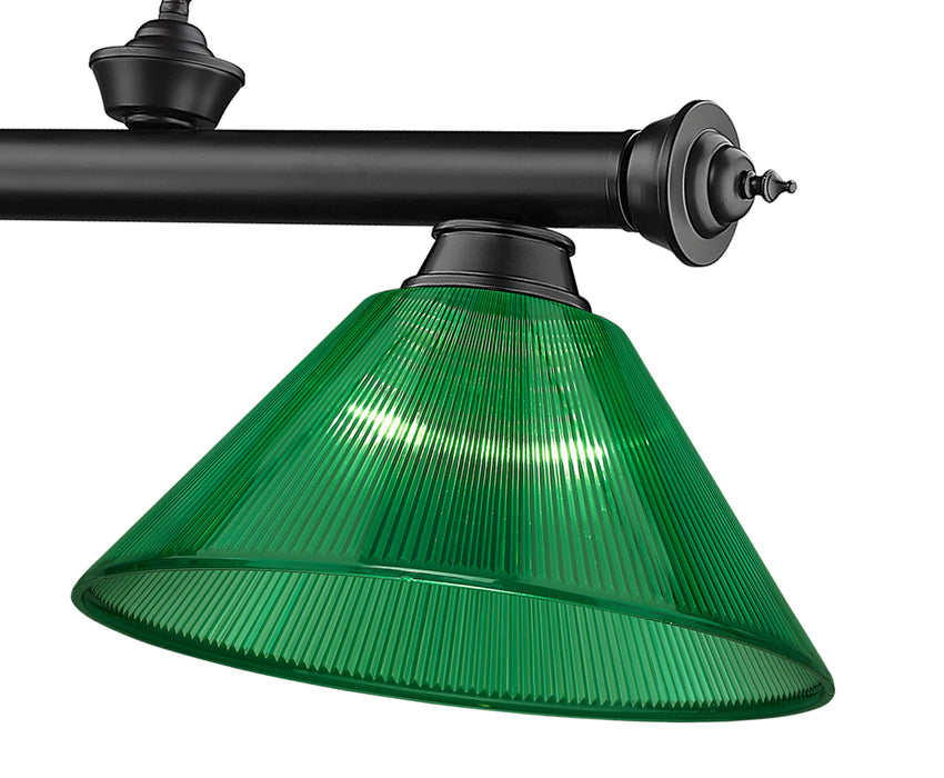 Billiard Z-Lite 2306-3MB-ARG Matte Black Cordon 3 Light Billiard Z-Lite