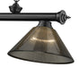 Billiard Z-Lite 2306-3MB-ARS Matte Black Cordon 3 Light Billiard Z-Lite