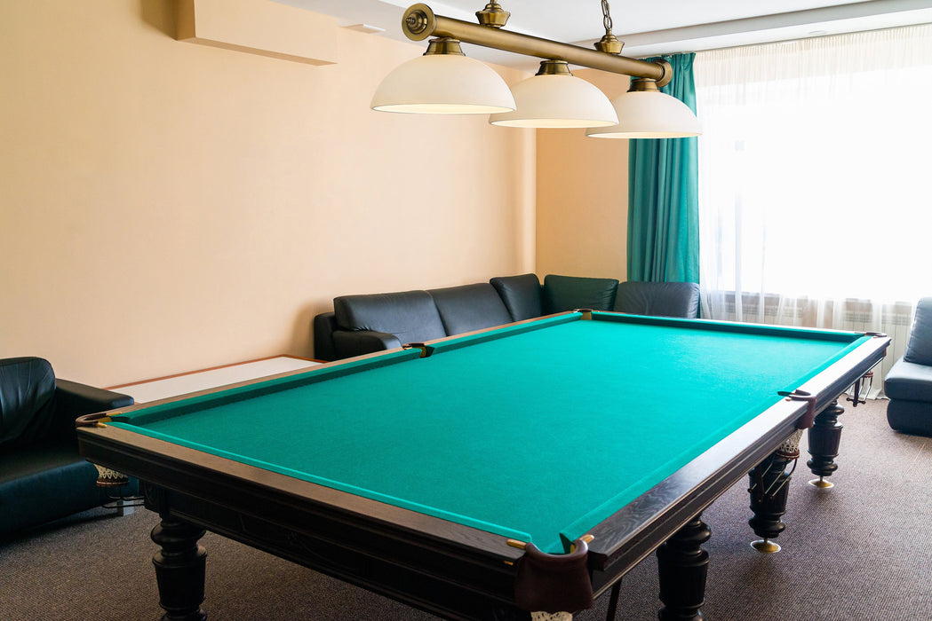 Billiard Z-Lite 2306-3RB-DMO14 Rubbed Brass Cordon 3 Light Billiard Z-Lite