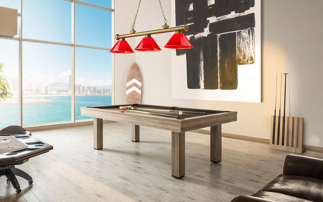 Billiard Z-Lite 2306-3RB-PRD Rubbed Brass Cordon 3 Light Billiard Z-Lite