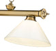 Billiard Z-Lite 2306-3RB-PWH Rubbed Brass Cordon 3 Light Billiard Z-Lite