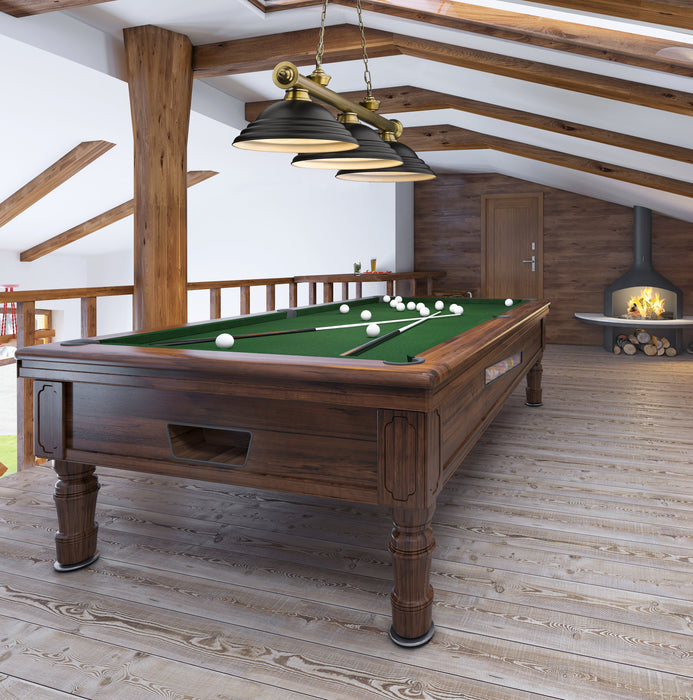 Billiard Z-Lite 2306-3RB-SMB Rubbed Brass Cordon 3 Light Billiard Z-Lite