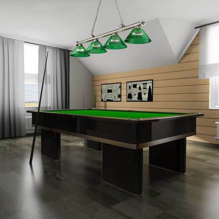 Billiard Z-Lite 2306-4BN-ARG Brushed Nickel Cordon 4 Light Billiard Z-Lite