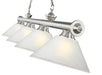 Billiard Z-Lite 2306-4BN-AWL14 Brushed Nickel Cordon 4 Light Billiard Z-Lite