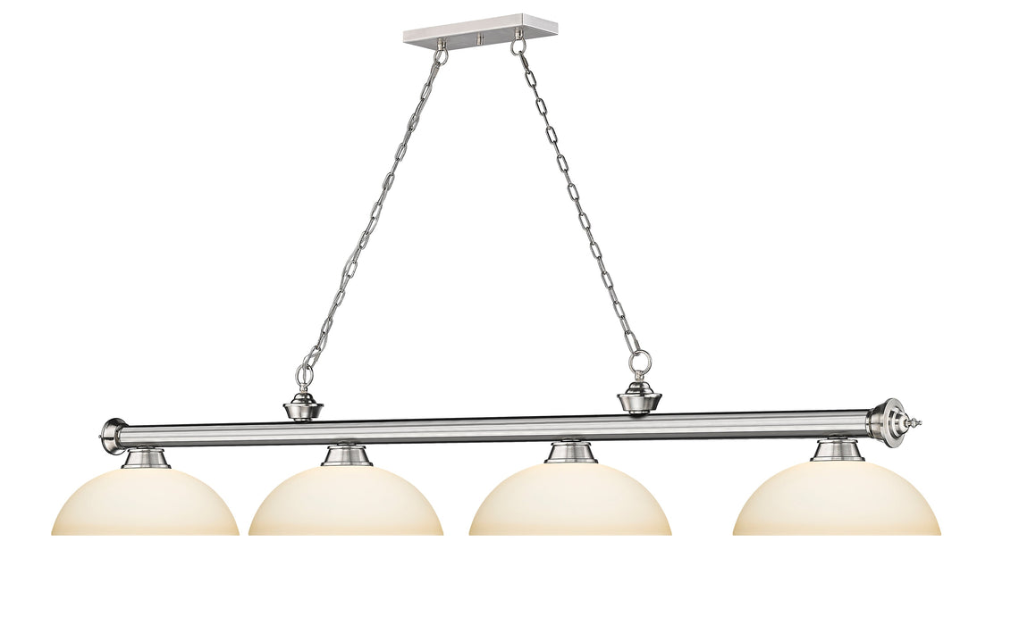 Billiard Z-Lite 2306-4BN-DMO14 Brushed Nickel Cordon 4 Light Billiard Z-Lite